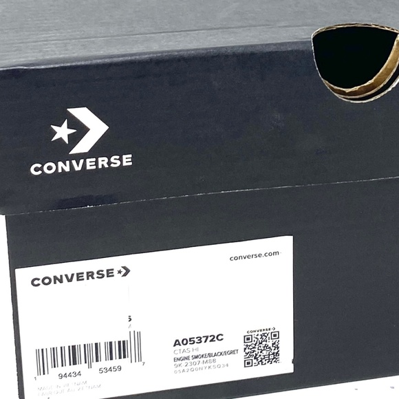 Converse Chuck Taylor High Women Shoe Engine Smoke Suede Casual Sneakers A05372C - Picture 8 of 9